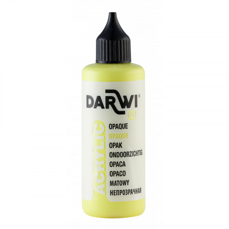 DARWI ACRYLIC OPAK 80ML JAUNE CITRON