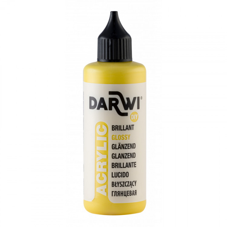 DARWI ACRYLIC BRILLANT 80ML JAUNE SOLEIL