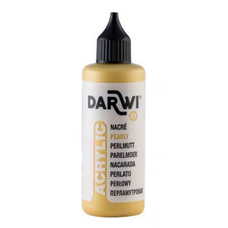 DARWI ACRYLIC NACRE 80ML JAUNE OR