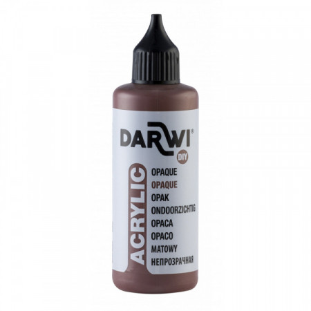 DARWI ACRYLIC OPAK 80ML MARRON FONCE