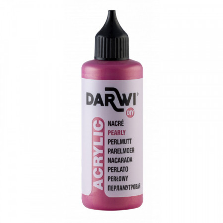 DARWI ACRYLIC NACRE 80ML ROUGE NACRE