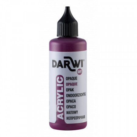 DARWI ACRYLIC OPAK 80ML LIE DE VIN