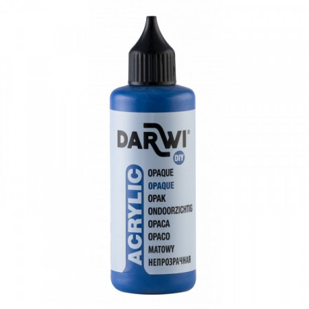 DARWI ACRYLIC OPAK 80ML BLEU FONCE