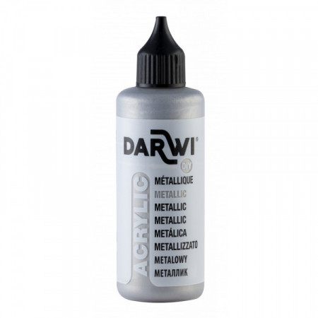 DARWI ACRYLIC METAL 80ML ARGENT