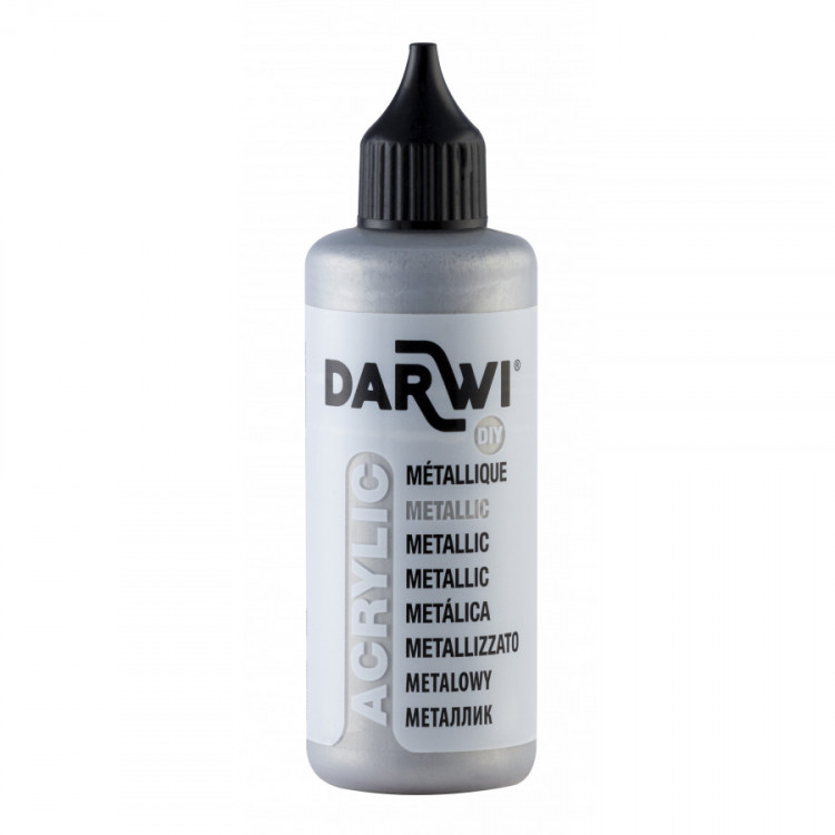 DARWI ACRYLIC METAL 80ML ARGENT