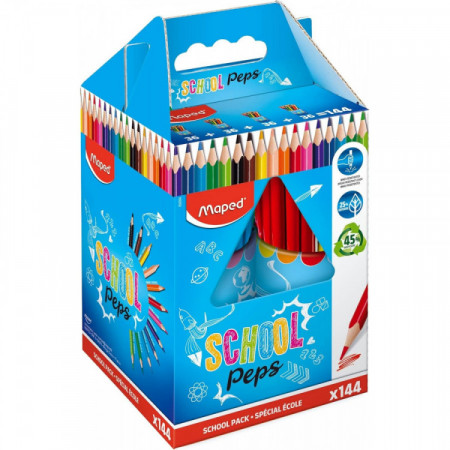 CRAYON SCHOOL PEPS GREEN X144