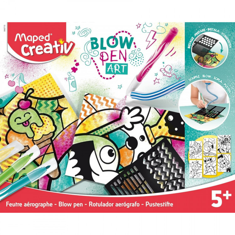 BLOW PEN POP ART MAPED