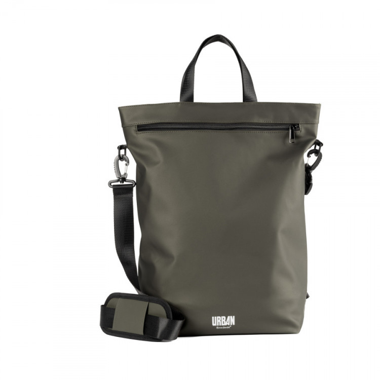 CONVERTIBLE URBAN TOTE BAG 15" KAKI