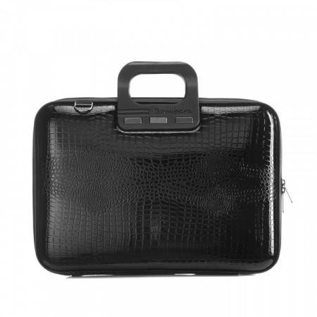 MALLETTE SHINY COCCO VINYLE 13"NOIR