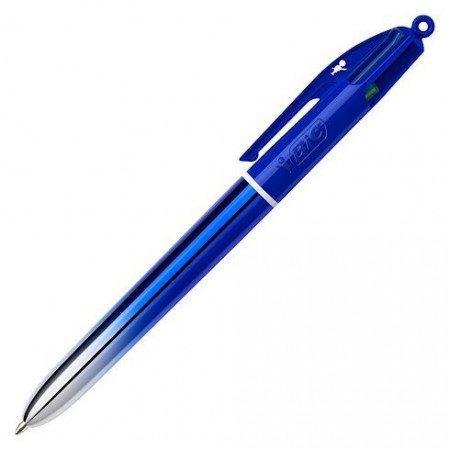 BIC 4 COULEURS SMOOTH STYLO BILLE BLEU