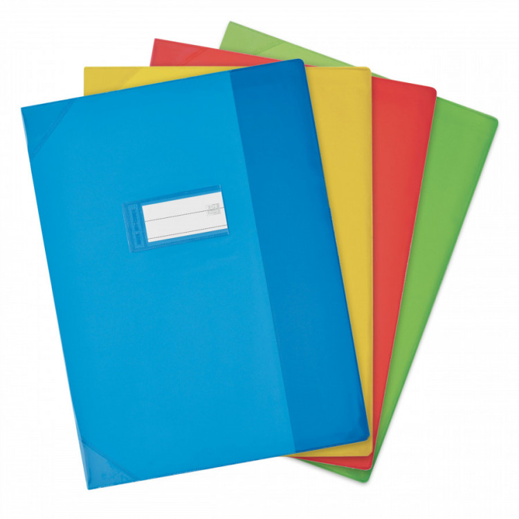 Protège cahier OXFSTLIN 24x32 ass transl