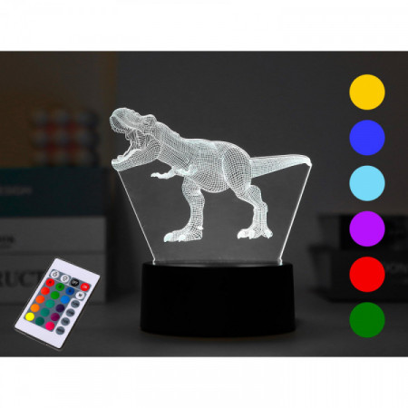 Lampe 3D LED tactile iTotal T-REX