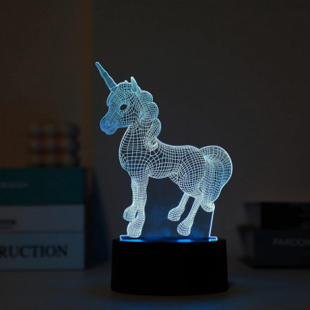 Lampe 3D LED tactile iTotal LICORNE
