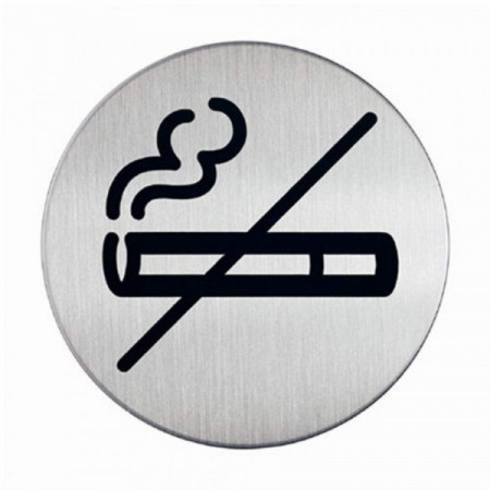 PICTOGRAMME ROND "NON-FUMEUR" 85MM