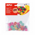Sachet bouton colorés 35u