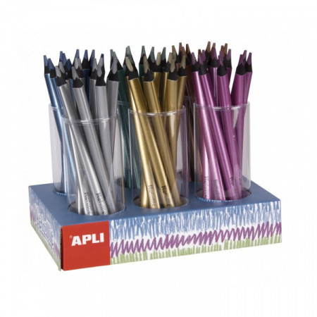 CRAYONS DE COULEUR JUMBO METALLIC