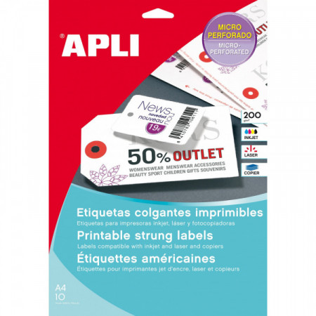 BOITE ETIQUETTE AMERICAINE 10F