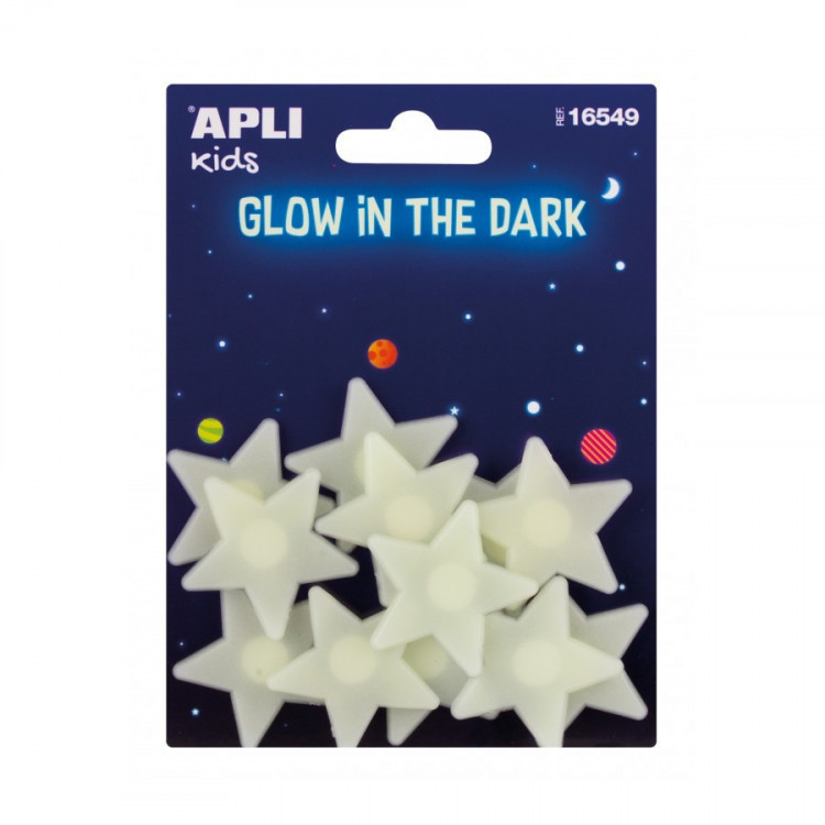 STICKERS PETITE ETOILE LUMINESCENT X12