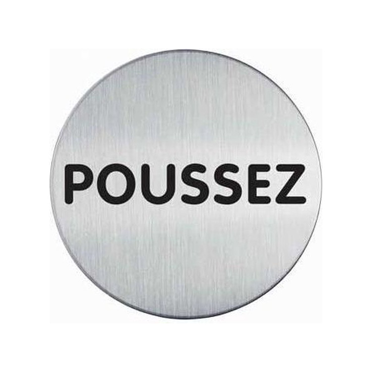 PICTOGRAMME "POUSSEZ" 65MM