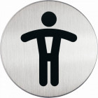 PICTOGRAMME ROND "HOMME" 85MM