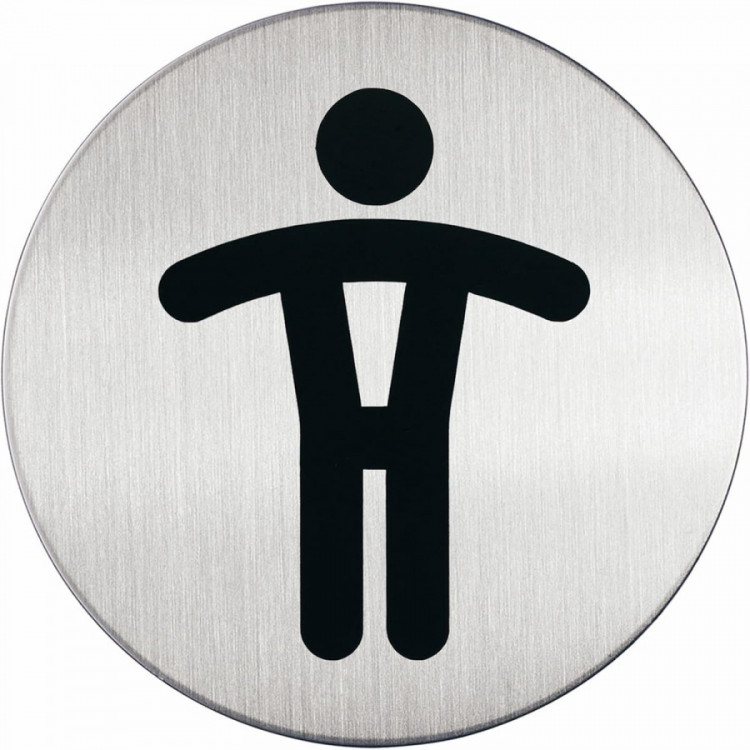 PICTOGRAMME ROND "HOMME" 85MM