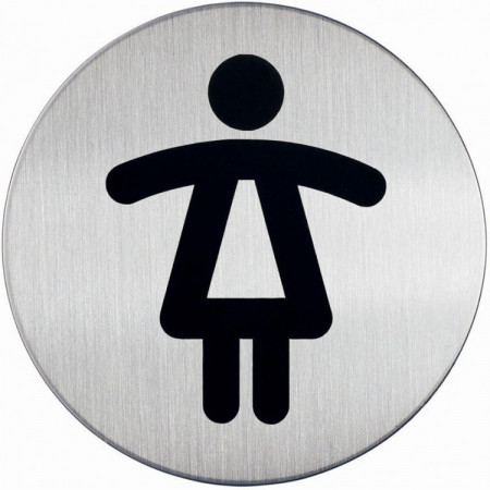 PICTOGRAMME ROND "FEMME" 85MM