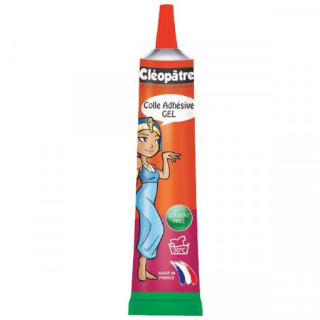 COLLE ADHES GEL CLÉOPATRE TUBE ALU 30G