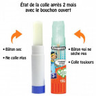 BATON « MARINE STICK », BLEU TRANSLUCIDE