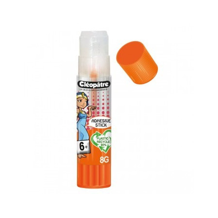 CLEOSTICK TRANSP ADHES 8GR 6 ANS