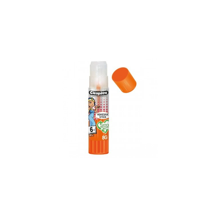 CLEOSTICK TRANSP ADHES 8GR 6 ANS
