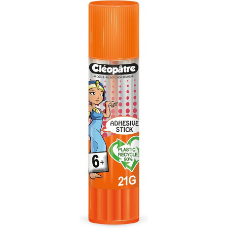 CLEOSTICK TRANSP ADHES 21GR 6 ANS