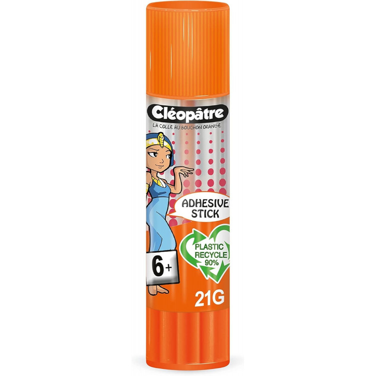 CLEOSTICK TRANSP ADHES 21GR 6 ANS