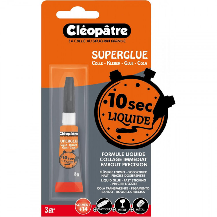 SUPERCLEO LIQUID 3 SEC 3GR SOUS BLISTER