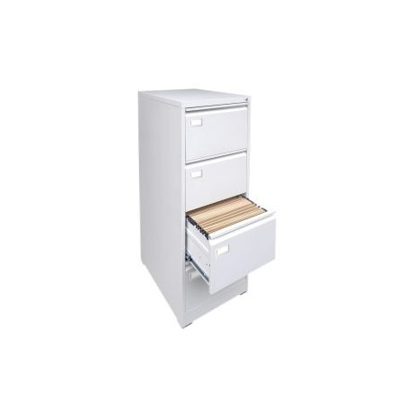 ARMOIRE METAL 4 TIROIRS 132X46X62 GRIS