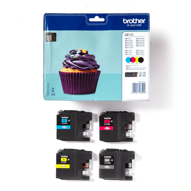 BROTHER PACK 4 COULEURS BK/C/Y/M