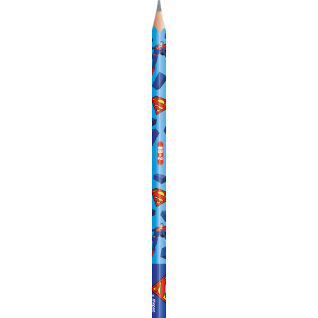 CRAYON GRAPHITE EXTRU SUPERMAN HB BL X6