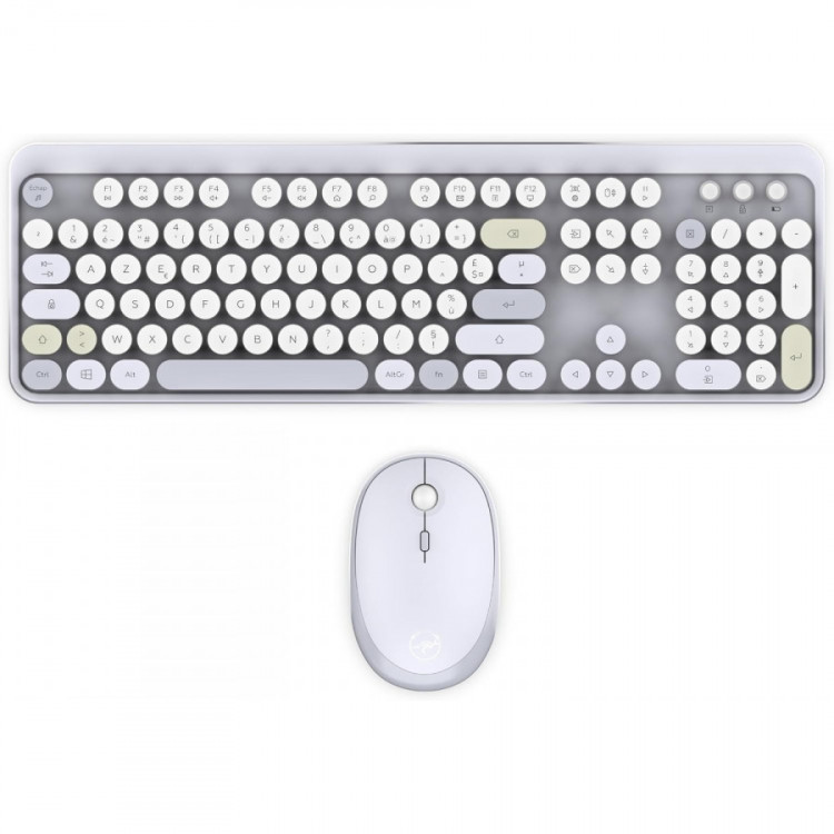 COMBO SANS FIL CLAVIER + SOURIS PURE GRIS