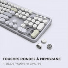 COMBO SANS FIL CLAVIER + SOURIS PURE GRIS