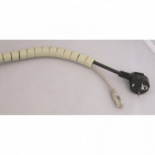 ORGANISATEUR DE CABLES 1.50M 28MM DIAM BEIGE
