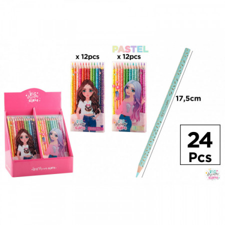 CRAYONS COULEUR x12 MAIN PAPER