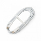 Câble USB-C vers USB-C 5A 100W 1,5m Blanc