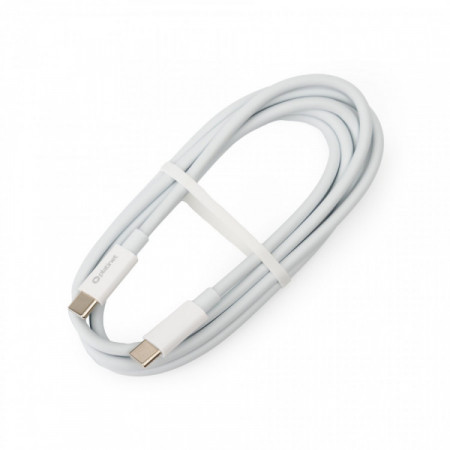 Câble USB-C vers USB-C 5A 100W 1,5m Blanc