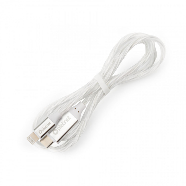 Câble USB-C vers Lightning 3A 27W 1M Blanc