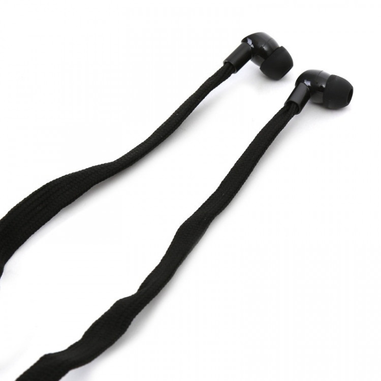 ÉCOUTEURS FREESTYLE SHOELACE + MICRO NOIR