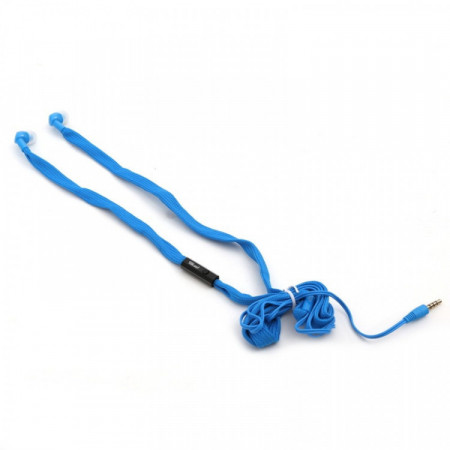 ÉCOUTEURS FREESTYLE SHOELACE + MICRO BLEU