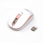 Souris SSFIL 1000/1200/1600 DPI blanc-rose