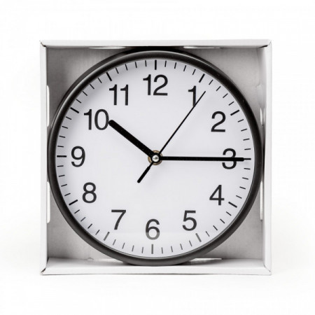 Horloge ronde d20 cm Wink - Noir