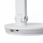 Lampe bureau RVB 12W+port de charge Blanc
