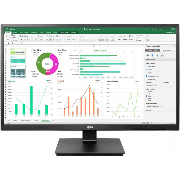 Moniteur LED FHD 1920x1080 27" (68 cm)