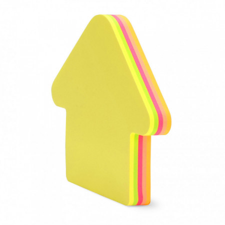 BLOC NOTE REPOS. FLECHE ASS 70X70MM